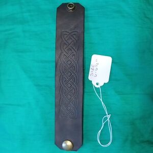 Handmade leather bracelet